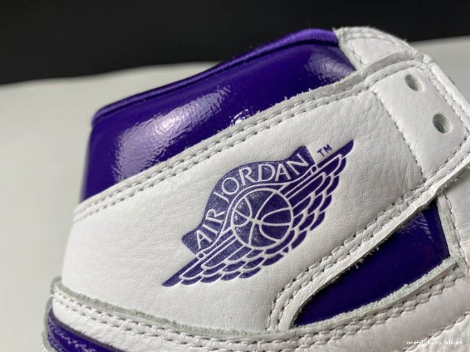 Rep HIGH RETRO CD0461-151 JORDAN AIR COURT 1 PURPLE 0809